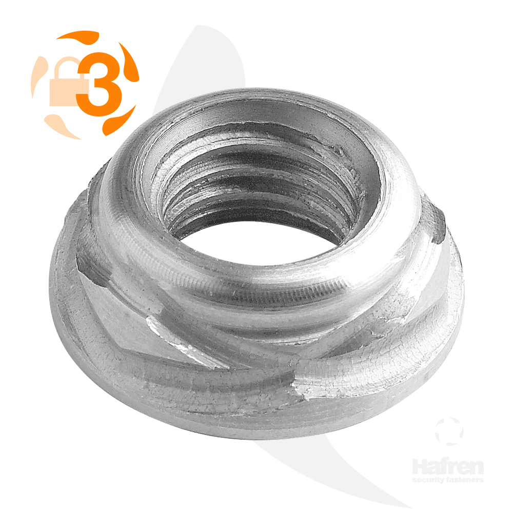 M3 Stainless Steel Scroll Nut