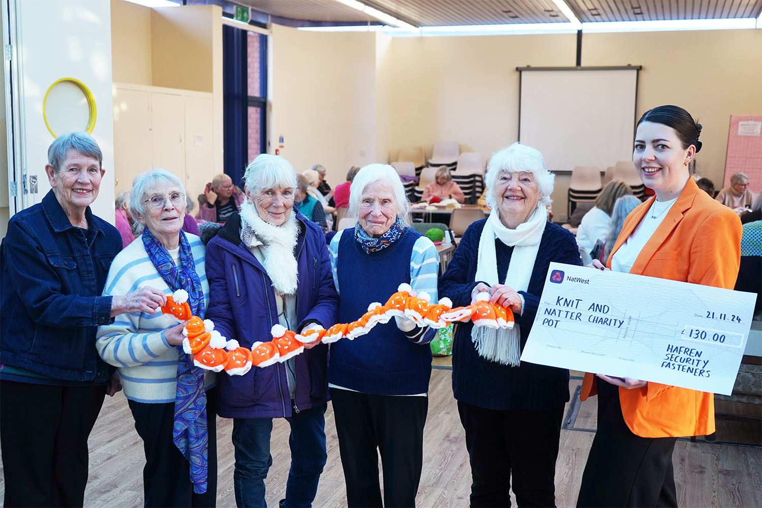 A Heartwarming Collaboration: Hafren Security Fasteners and the Knit and Natter Group